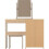 Seconique Nevada 4 Drawer Dressing Table Set Oyster Gloss/Light Oak Effect 6
