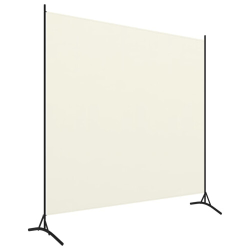VidaXL vidaXL 1-Panel Room Divider Wall Partition Screen Room Separator White 175cm 1