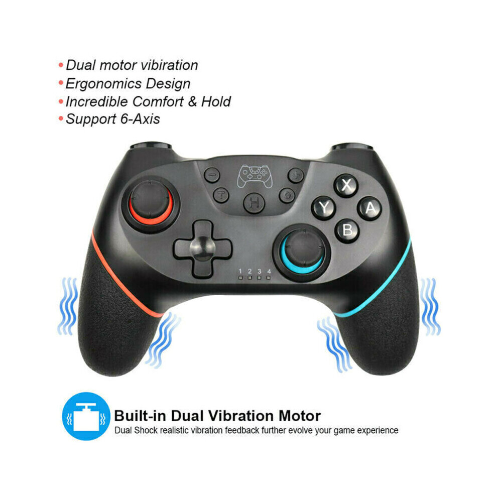 Bluetooth Wireless Gamepad Joystick Pro Game Controller For Nintendo Switch 683546079046