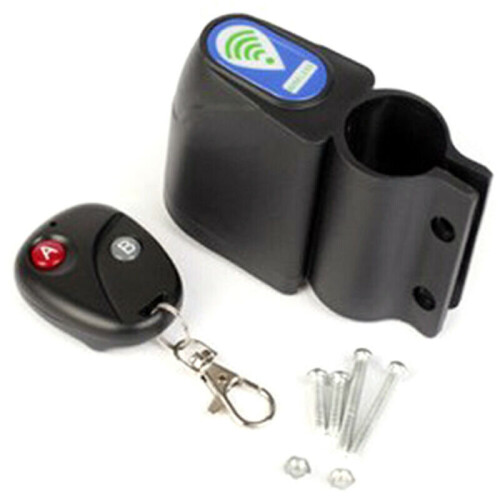 Wireless Alarm Lock Bike Bicycle Security System With Remote Control Anti-Theft 1