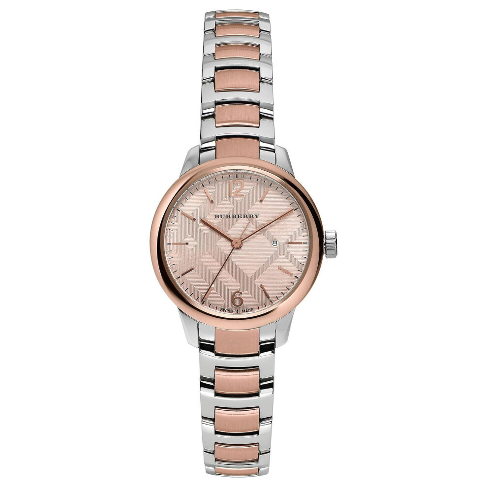 Burberry BU10117 Classic Swiss Made Two Tone Ladies Watch