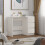 (Matt White) Narvik Dressing Table/Desk with Drawers - Modern 5