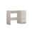 (Matt White) Narvik Dressing Table/Desk with Drawers - Modern 3