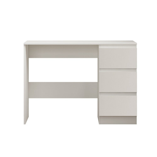 (Matt White) Narvik Dressing Table/Desk with Drawers - Modern 1