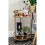 Small Round Bar Cart/Drinks Trolley – Rose Gold 2