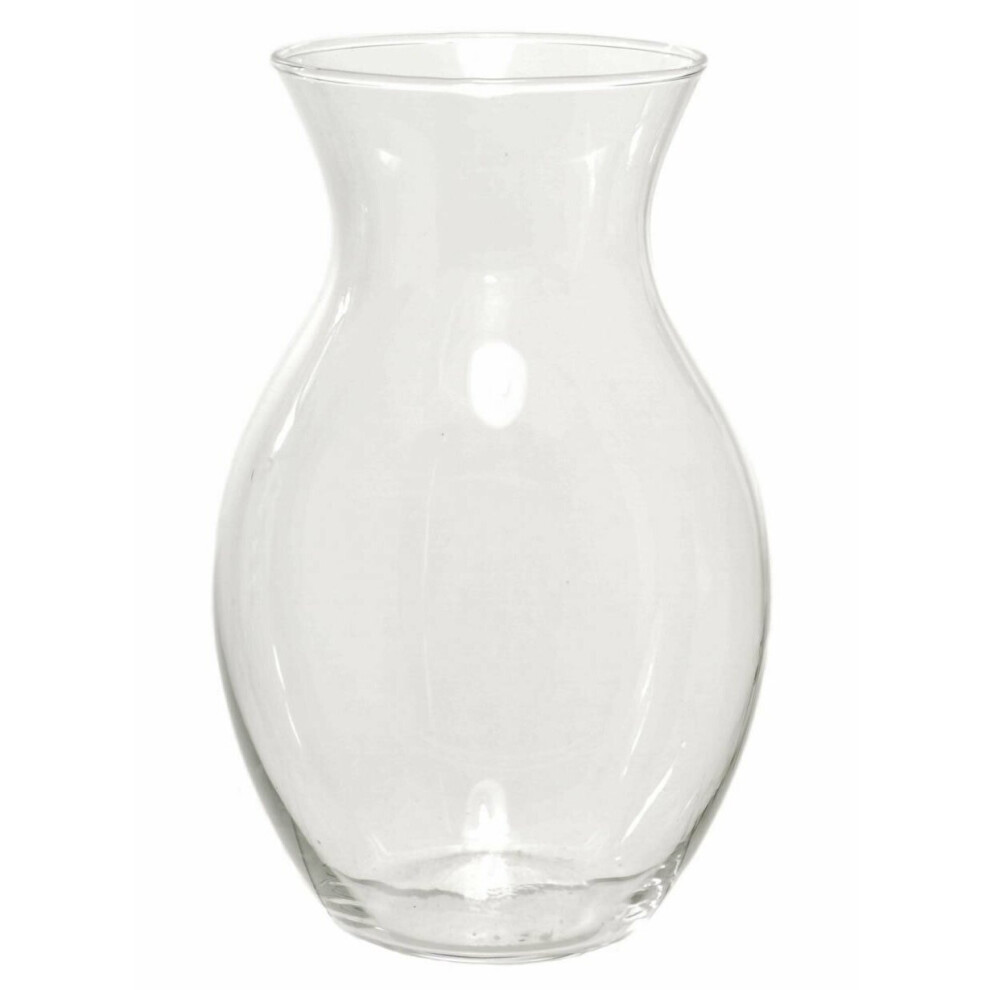 Clear Glass Vase - Astra Bud Vase Wedding Home Table Centrepiece 14.5cm