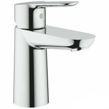 GROHE 23330 BauEdge Monobloc Single Lever Basin Mixer, No Waste, Chrome 23330000