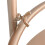 Small Round Bar Cart/Drinks Trolley – Rose Gold 4