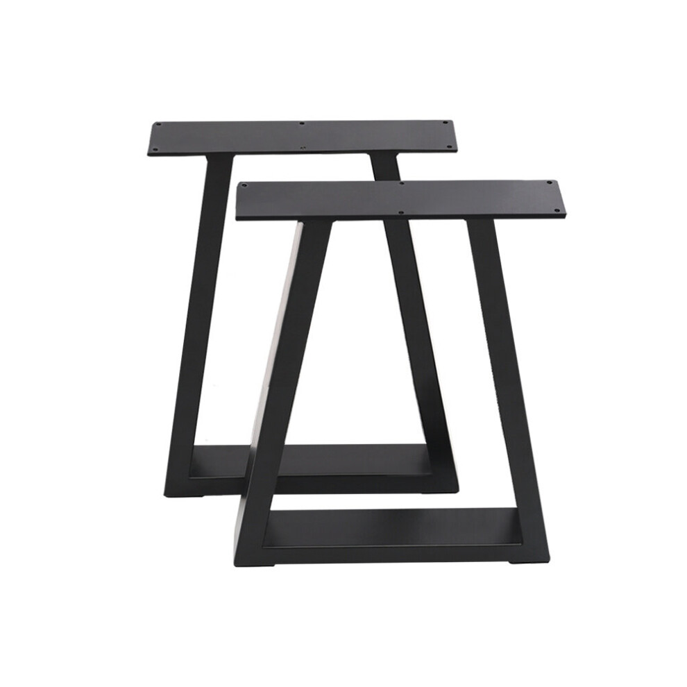 (L70*W7*H90) 2Pcs Industrial Steel Table Legs Box Square Coffee Desk 723803409978