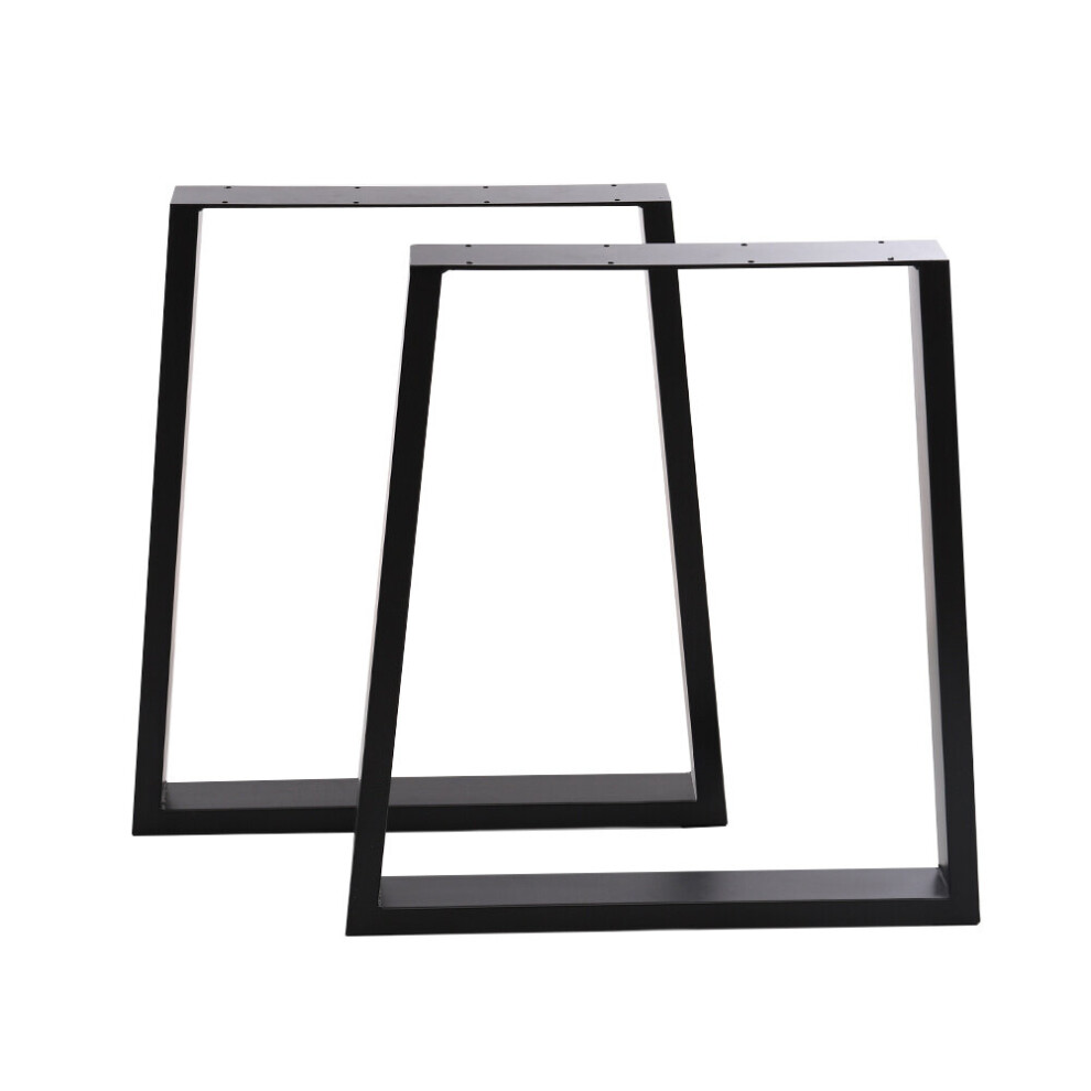 (L81*W7*H71) 2Pcs Industrial Steel Table Legs Box Square Coffee Desk 723803409985