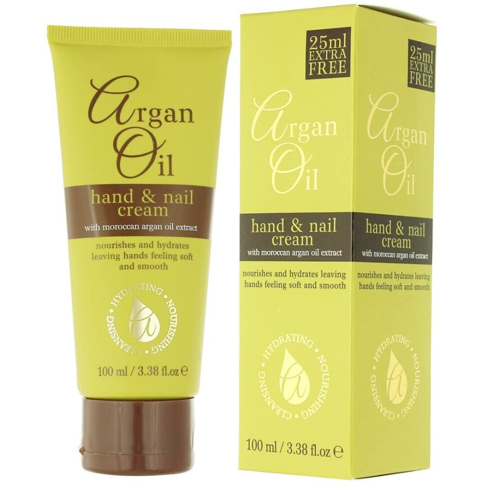 2 X Argan Oil Hand & Nail Cream Lotion Nourishing Moisturizer Treatment 100ml