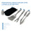 7 Pcs Premium Stainless Steel BBQ Tool Set with Apron & BBQ Tools 3