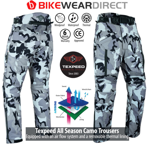 Laminated Textile Trousers - Adventure Bike Rider