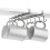 Mug Holder & Kitchen Cupboard Shelf Organiser with Mug Hooks 1