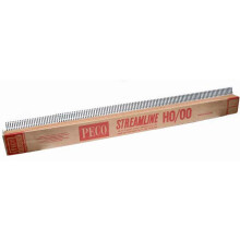 Peco Streamline OO Code 100 Wooden Sleeper Nickel Silver Flexible Track - Ideal for Mixed 00/H0 Stock