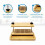 Bamboo Tofu Press Set with Bottom Panel & Top Panel Tofu Presser 3