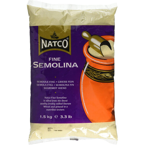 (Fine, 1.5kg) Natco Semolina