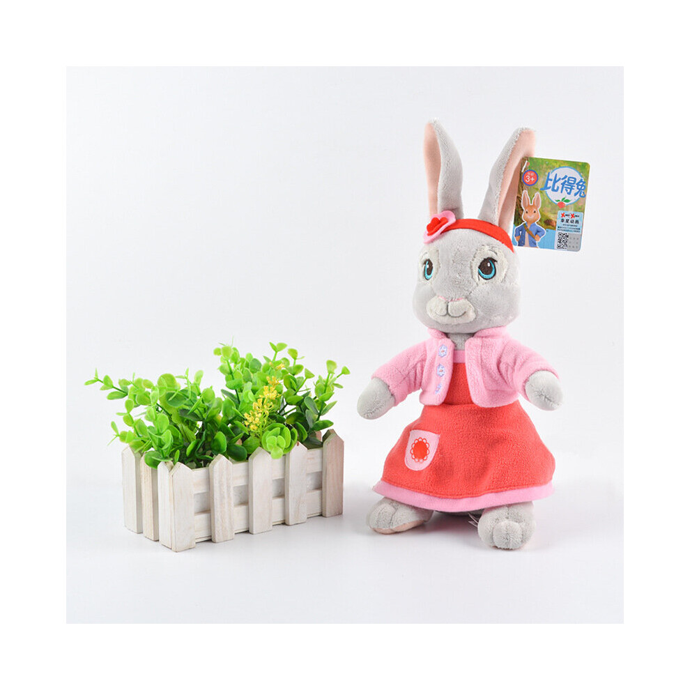 (Lili - 30cm) Bobtail Plush Rabbit Toy | Soft Bunny Doll