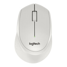 LOGITECH M330 Silent Plus Wireless Optical Mouse - White