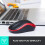 Logitech Logitech M186 Wireless Mouse 2.4 GHz with USB Mini Receiver Red 7