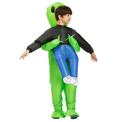(Kids Green ET) Inflatable ET Costume