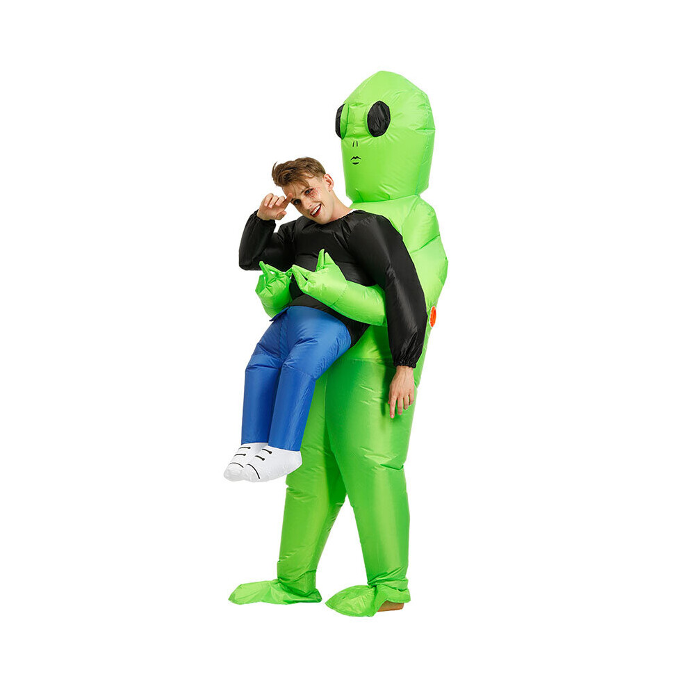 (Adult Green Et) Inflatable Et Costume Multicoloured