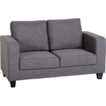 Tempo Two Seater Sofa-in-a-Box Grey Fabric