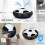 Hover Soccer Ball Set Παιδικά παιχνίδια 2 γκολ ποδοσφαίρου δίσκος παιχνίδι LED Light 4