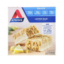 Atkins, Lemon Bar, 5 Bars, 40g Each