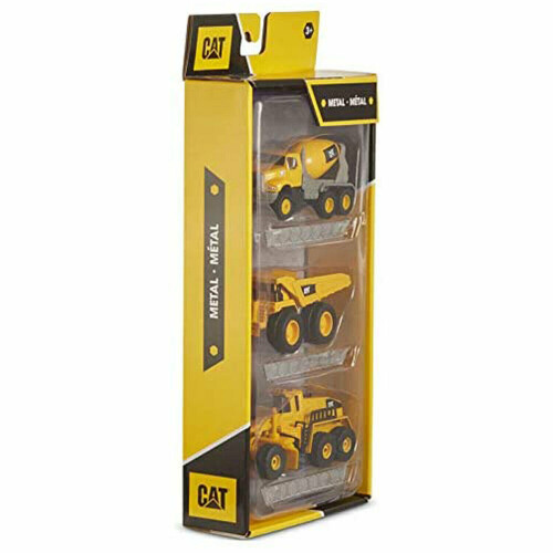 CAT CAT Metal Concrete Mixer/Dump Truck/Grader - 3 Pack 1