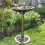 Kingfisher Kingfisher Traditional Bronze Effect Garden Bird Bath 3