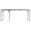 vidaXL foldbart campingbord grå aluminium 180 x 60 cm 3
