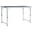vidaXL foldbart campingbord grå aluminium 120 x 60 cm 1