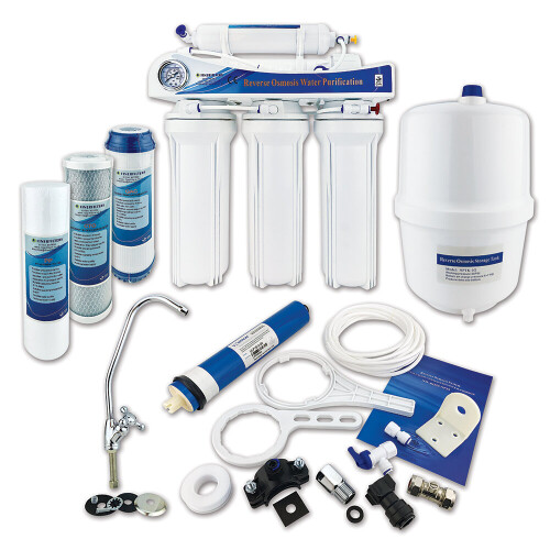 Finerfilters 5 Stage Domestic Under Sink Reverse Osmosis System With Fluoride Removal (50 GPD)