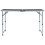 vidaXL foldbart campingbord grå aluminium 120 x 60 cm 3