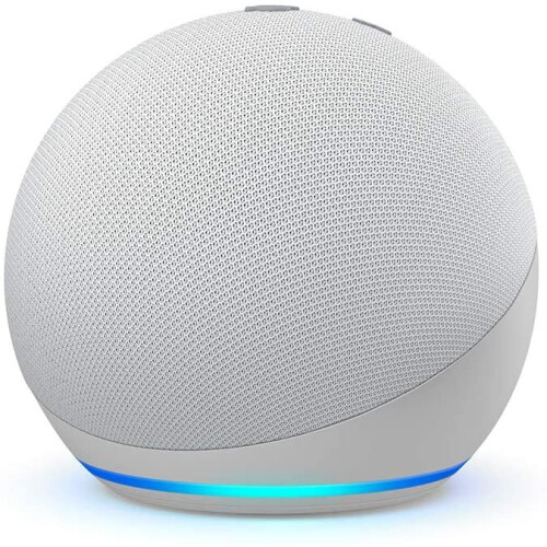 Amazon (Glacier White) Amazon Echo Dot (4th Gen 2020) - Smart Speaker with Alexa