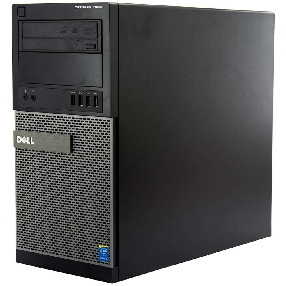 Windows 10 Dell 7020 Intel Core i5-4460 Tower PC - 8GB RAM - 256GB SSD - DVDRW