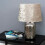 (Beige ) Dual Purpose Crushed Velvet Shade 11" 2
