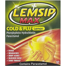 Lemsip Max Cold & Flu Lemon Sachets