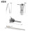 Ranpo (350ML) Bartender Kit Bar Set Cocktail Shaker Set for Drink Mixing 7