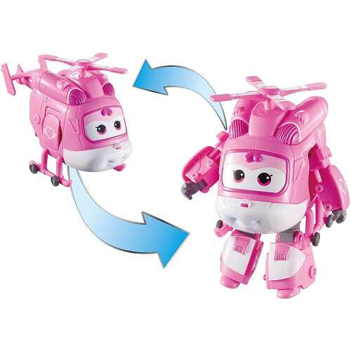 super wings Super Wings Transforming Vehicle Series 1 Dizzy Plane Bot 5" Figure Plastic 2