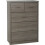 Seconique Lisbon 3+2 Drawer Chest Black Wood Grain 1