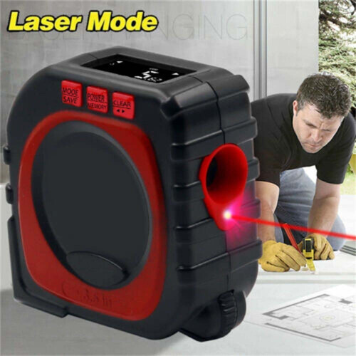 3in1 Digitale Laser Punt Afstandmeter Band Afstandsmeter 1