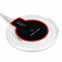 (Black) Qi Wireless Charging Pad Charger For Android Samsung S8 S9 S10