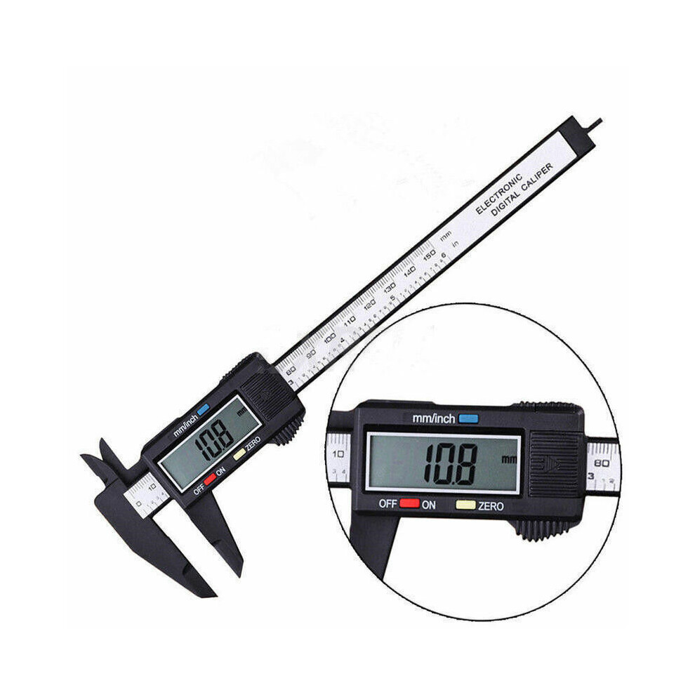 150mm LCD Digital Depth Gauge Caliper Vernier Micrometer Scale
