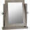 Seconique Lisbon Dressing Table Mirror Black Wood Grain 1