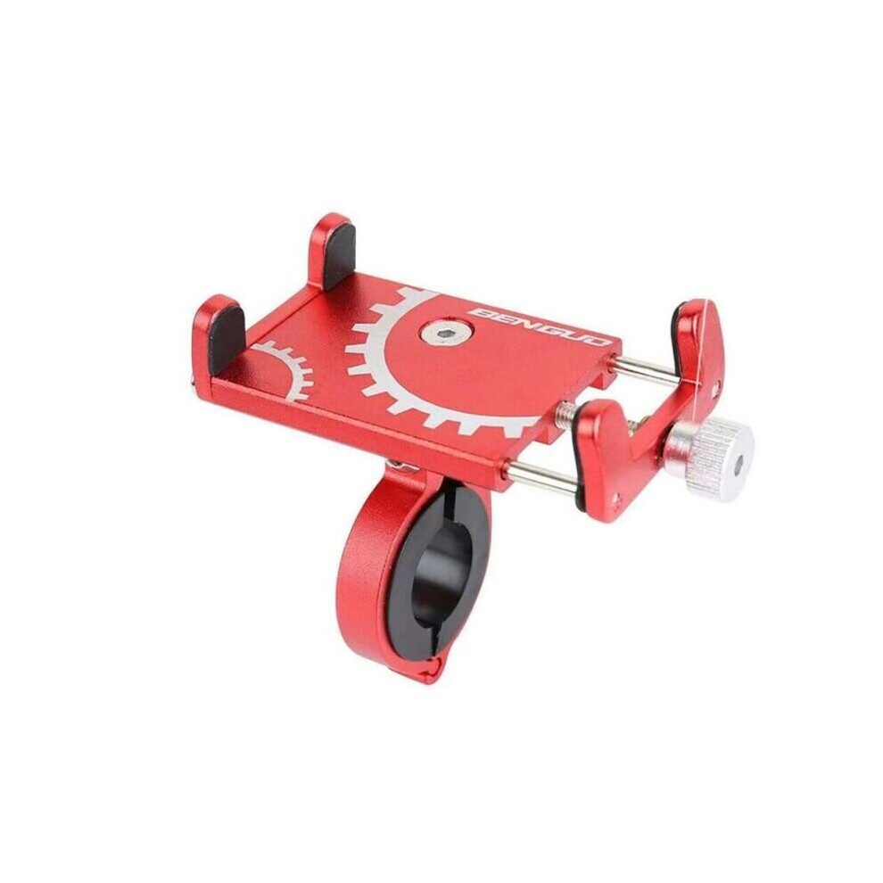 (Red) 360 Mobile Phone Holder Handlebar Support Mount Bracket For Motorbike Bicycle Red 683546192448