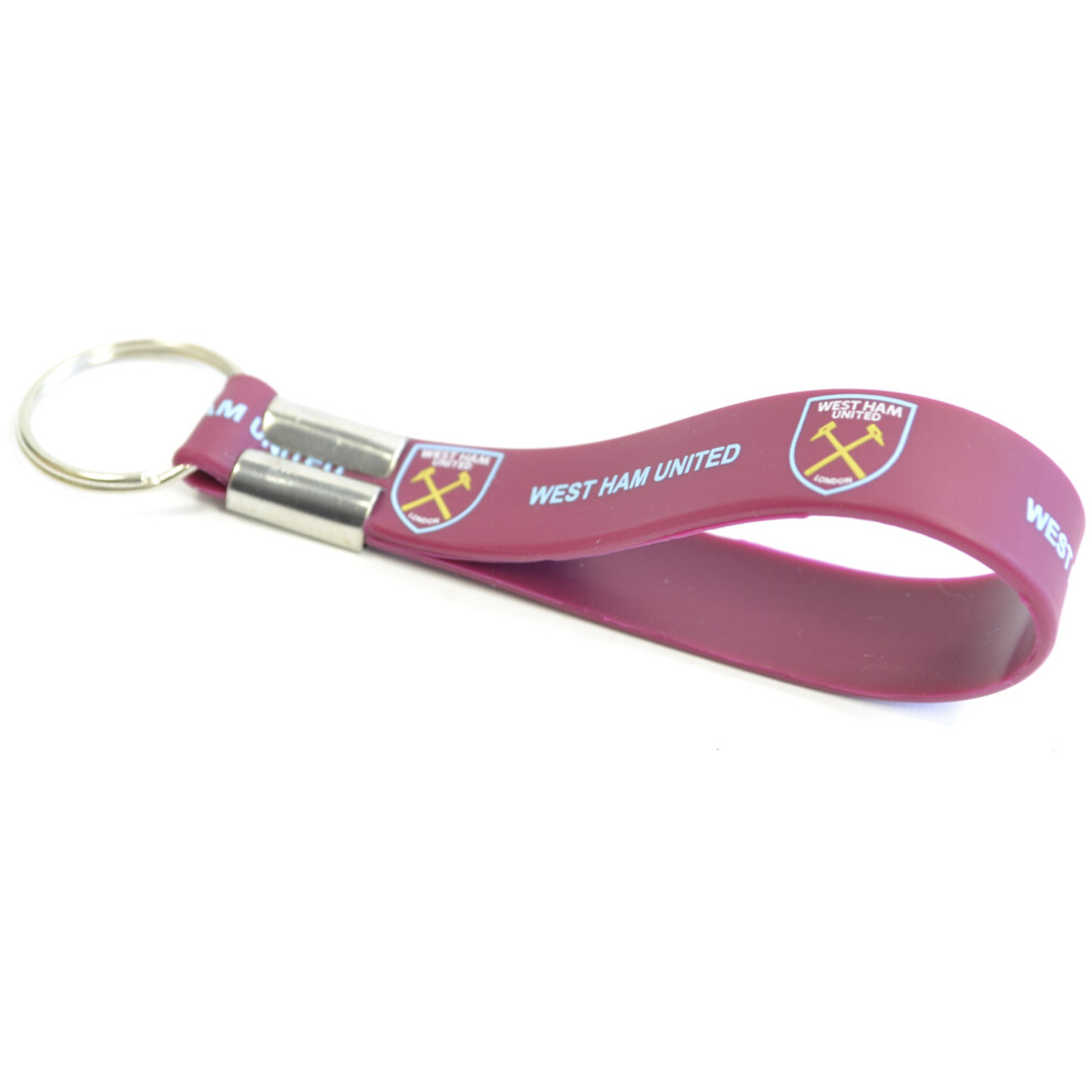 West Ham Silicone Keyring