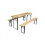 3pc Folding Garden Picnic Table Set 1