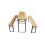 3pc Folding Garden Picnic Table Set 2